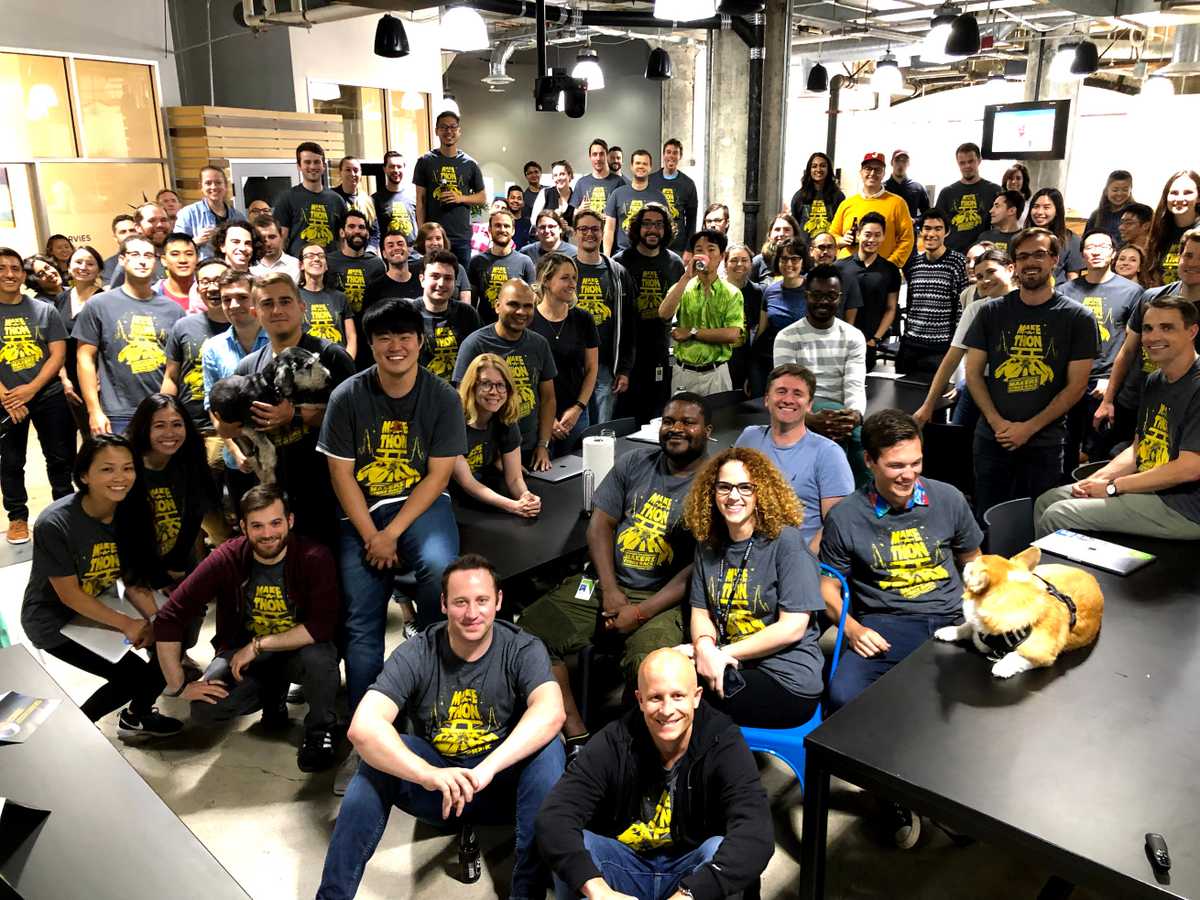 The BuildingConnected team after a Make-a-thon